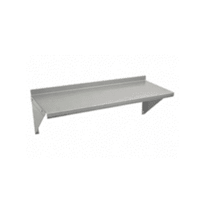 Stainless steel wall shelf