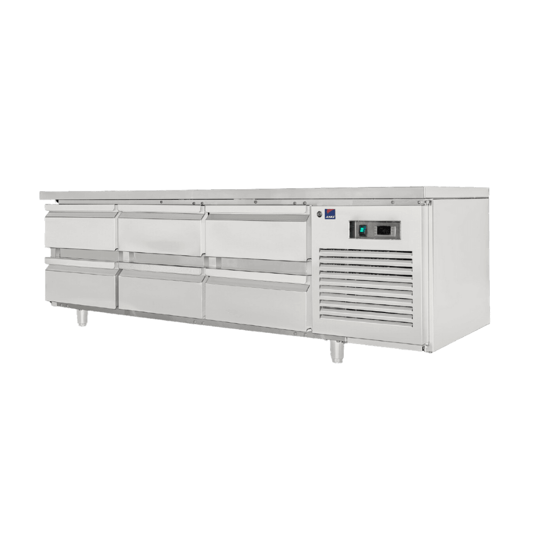 LOW BOY FREEZER 2+2+2 DRAWERS
