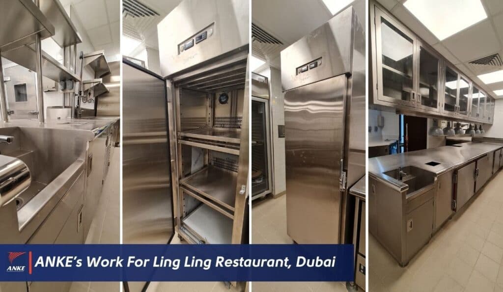 Ling Ling Restaurant's kitchen transformation by Anke International