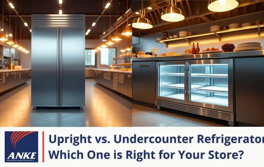 Understanding the difference between upright refrigerators and undercounter refrigerators at ANKE International