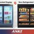 Comparing refrigerated and non-refrigerated display cabinets at ANKE