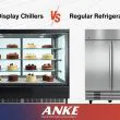 Comparison between a cake display chiller and a regular refrigerator at ANKE