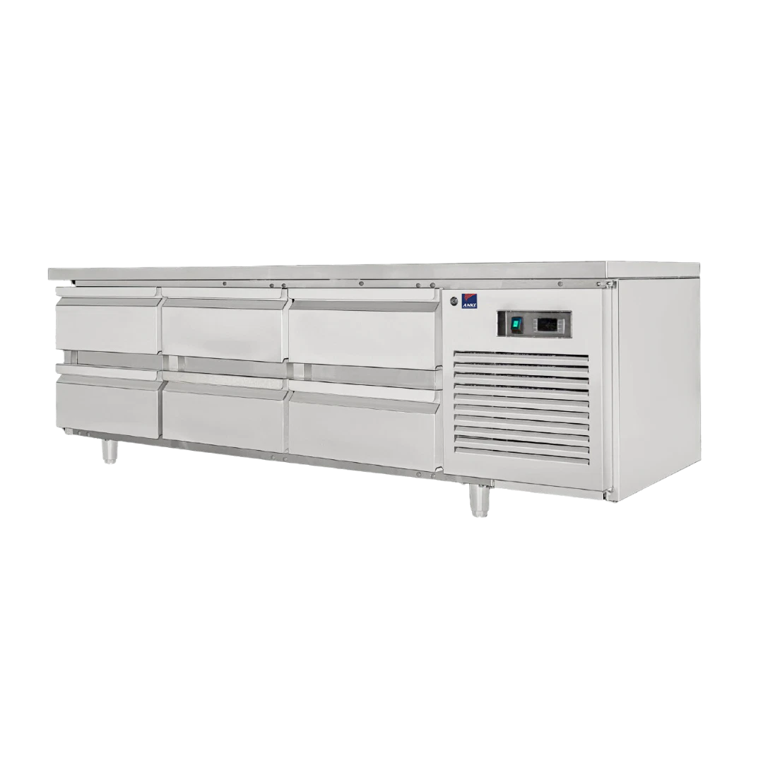 LOW BOY CHILLER 2+2+2 DRAWERS