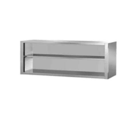 Stainless steel open wall cabinet for kitchens at ANKE