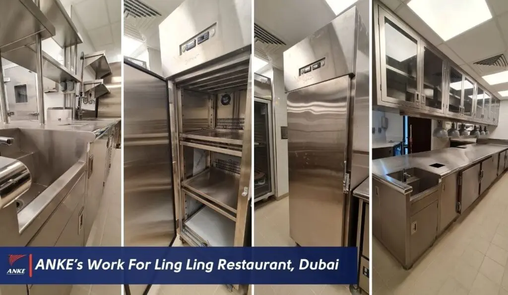 Ling Ling Restaurant's kitchen transformation by Anke International