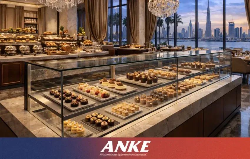Understanding hospitality display counter standards in dubai at ANKE