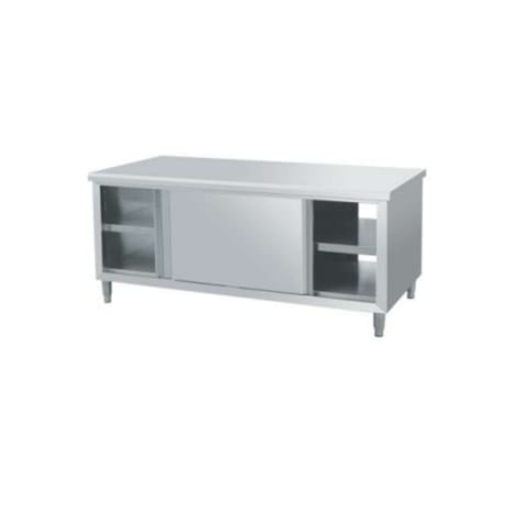 Stainless steel base cabinet at ANKE